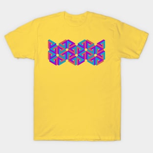 Optical Illusion Triangles T-Shirt